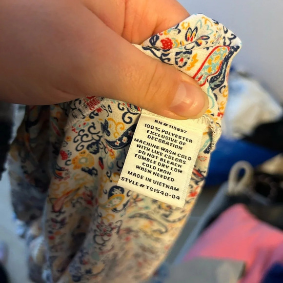 COLLECTIVE CONCEPTS FLORAL PAISLEY BLOUSE - Picture 3 of 5